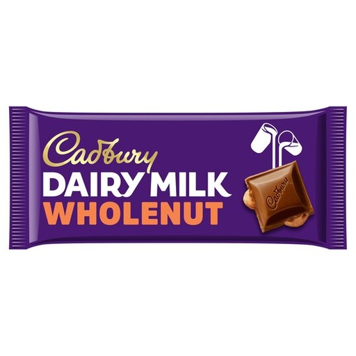 [13190] CADBURY DAIRY MILK WHOLE NUT 180G