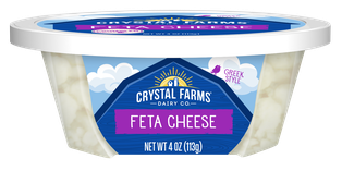 Crystal Farm Feta Cheese Crumbles 4oz