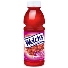 [13489] WELCH'S CRANBERRY JUICE COCKTAIL GLASS 16oz