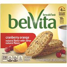 [13717] BELVITA B/FAST BISCUITS CRAN&ORANGE 400G