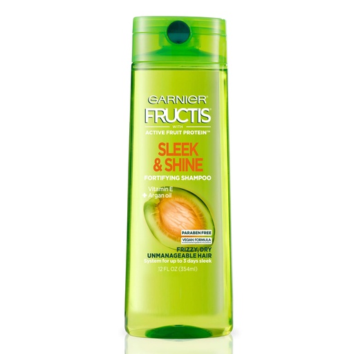 [13777] GARNIER FRUCTIS SLEEK & SHINE SHAMPOO 12.5OZ