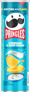 [13824] PRINGLES CHEDDAR SOUR CREAM 158G