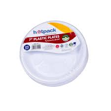 [14052] HOTPACK Plastic Plates 9"