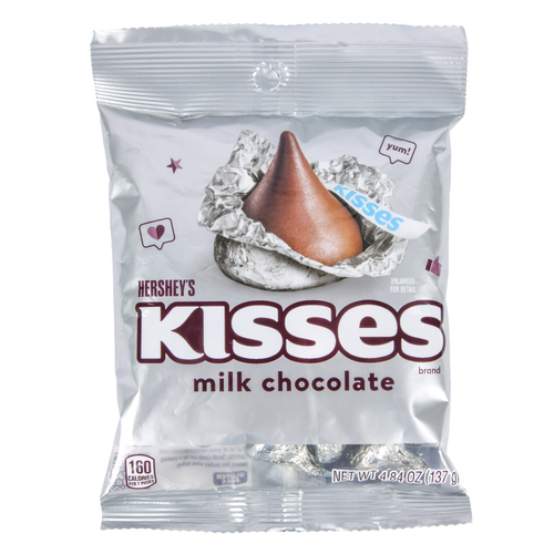 [14070] HERSHEYS KISSES MILK CHOC 4.84OZ