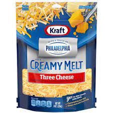 Kraft 3 Cheese Phila Shredded 8oz