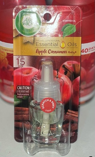 [14342] AIRWICK SCENTED OIL APPLE CINNAMON 1CT