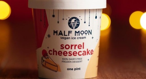 [14484] HALF MOON - SORREL CHEESECAKE 1 PINT