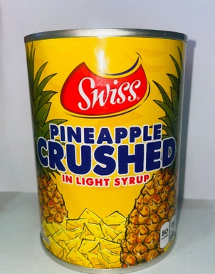 SWISS PINEAPPLE CRUSHED IN SYRUP 20OZ