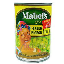 MABEL'S GREEN PIGEON PEAS 425G
