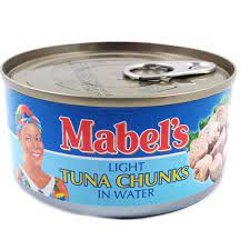 MABEL'S LIGHT TUNA CHUNKS IN WATER 170G