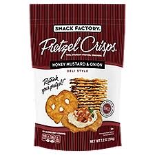 [15245] SNACK FACTORY - PRETZEL HONEY MUSTARD & ONION 204G