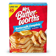 [15401] MRS BUTTER-WORTH'S BUTTERMILK PNCKE MIX 32OZ
