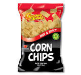 [15505] SUNSHINE CORN CHIPS HOT & SPICY 50G