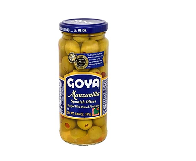 Goya Stuffed Manzanilla Olives 6 3/4OZ