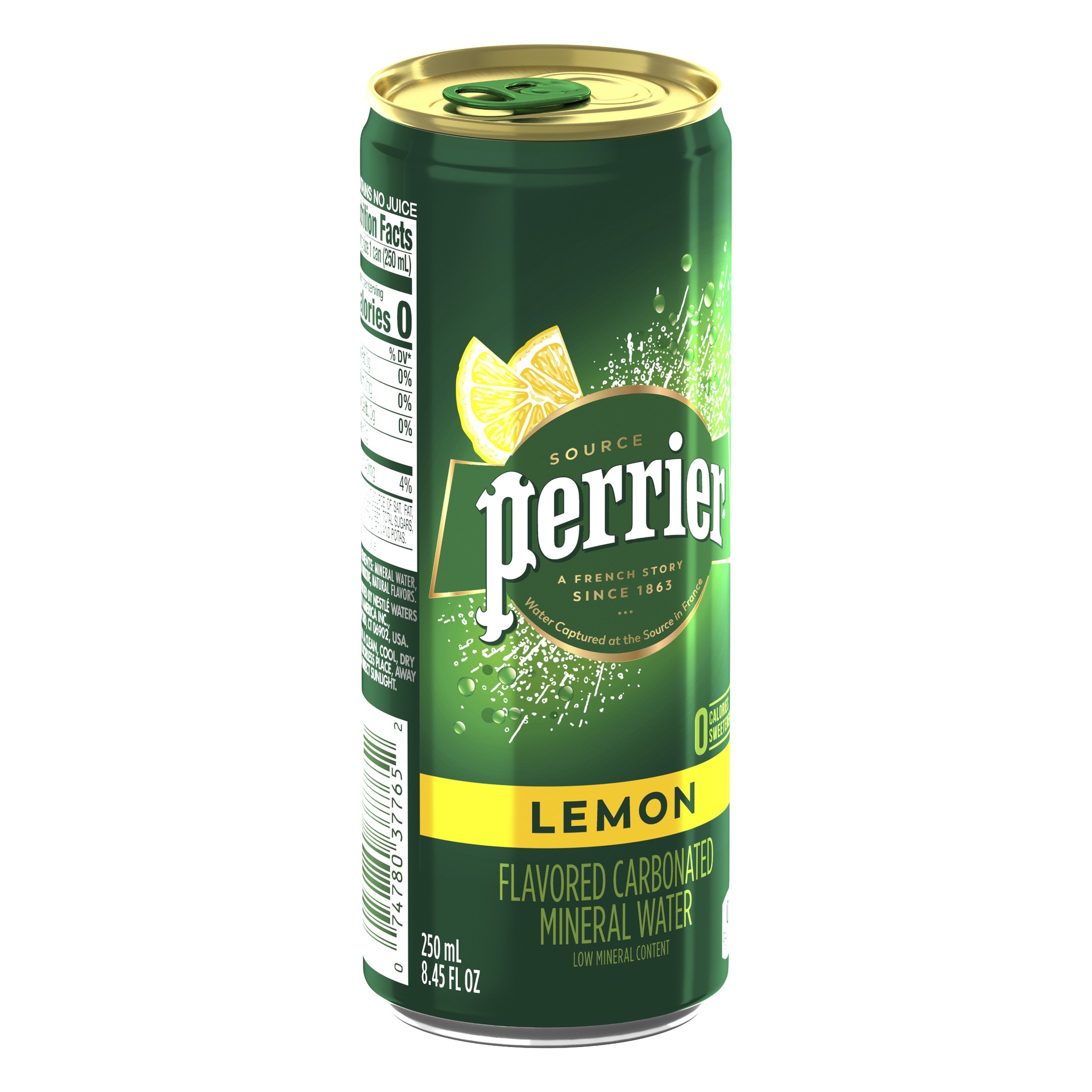 Perrier Original Lemon (Slim Can) 25CL