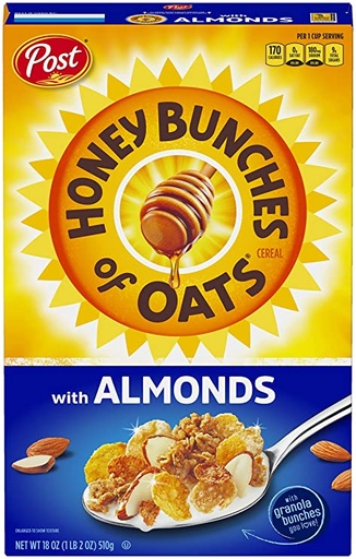 [00381] POST HONEY BUNCHES OF OATS - ALMONDS 340G