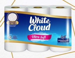 [00411] White Cloud Bath Tissue 6pk