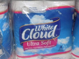 [00412] White Cloud Bath Tissue 4pk
