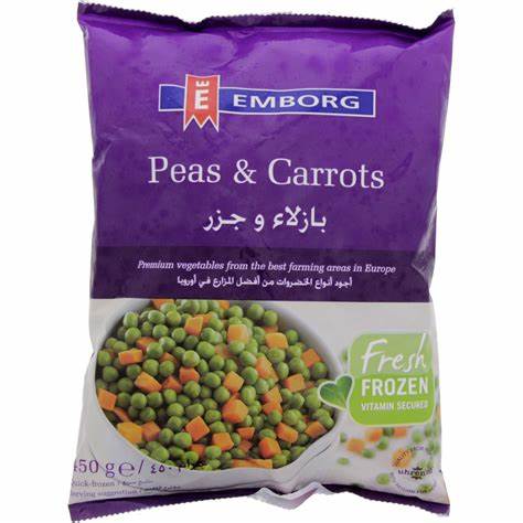 [00642] Emborg Peas & Carrots 450g