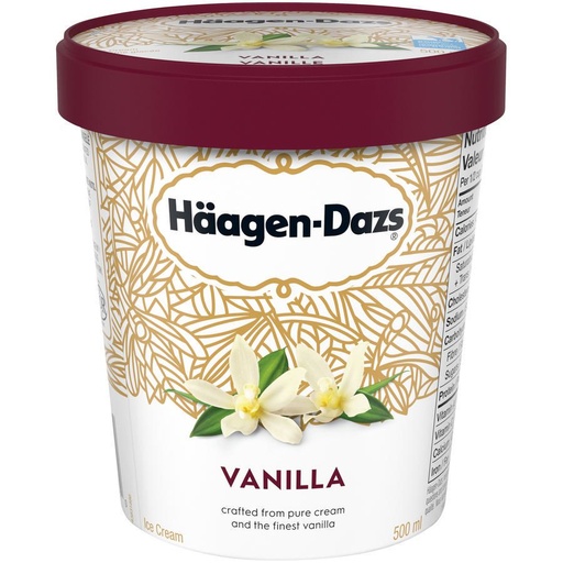 [00658] Haagen Daz VANILLA (1 PINT)
