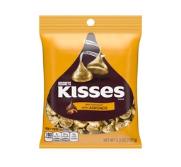 [00740] HERSHEY'S KISSES WTH ALMONDS 5.3oz