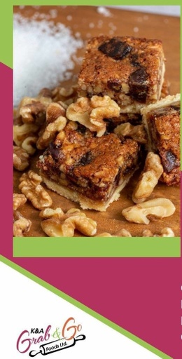 [00806] K&A Grab & Go Date & Walnut Squares