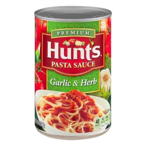 [01005] Hunts Pasta Sauce Garlic Herb 24oz