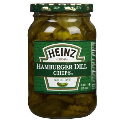 [01016] HEINZ HAMBRG DILL CHIP BT 16oz