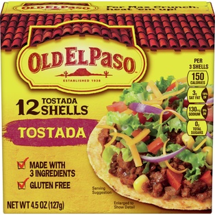 Old ElPaso Taco Shell Reg 4.6oz (12)
