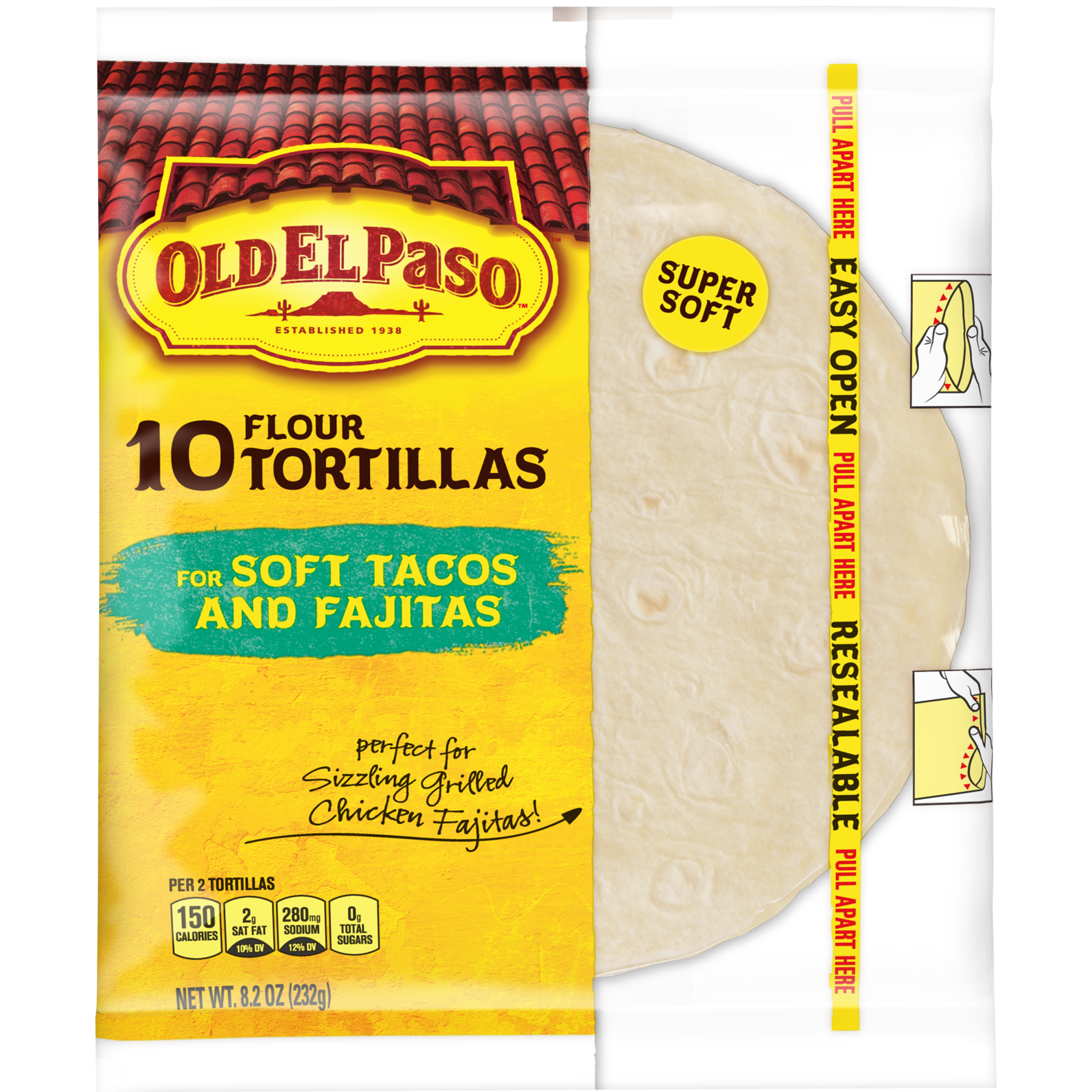 Old ElPaso Tortilla 6" (10) 8.2oz