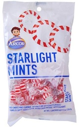 [01186] Arcor Hard Candy Starlig Mints 8oz