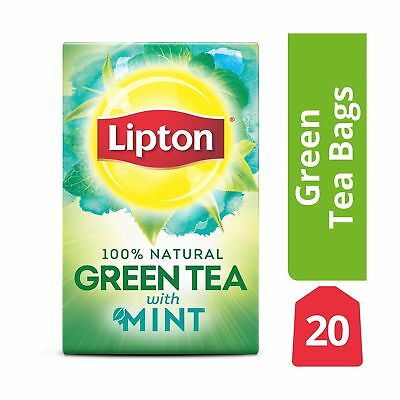 [01254] Lipton Green Mint Tea 20ct 30g