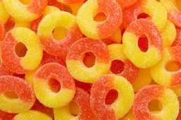 [01301] NUTS ABOUT CANDY - Gummi Peach O's