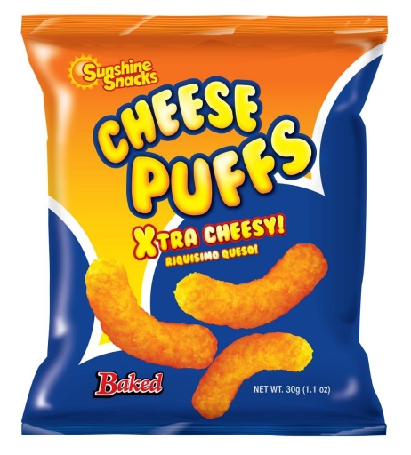 [01596] Sunshine Snacks Cheese Puffs 215G