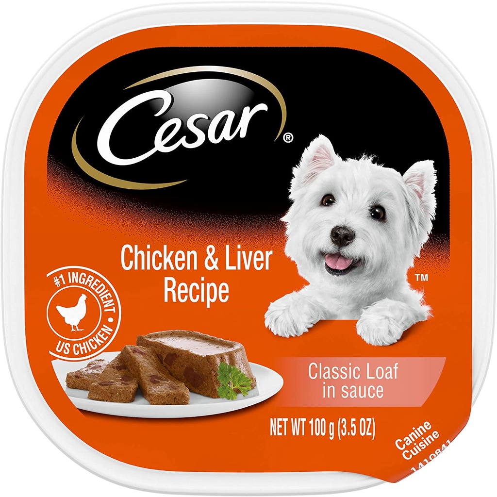 CESAR CANINE CHICKEN AND LIVER 3.5OZ