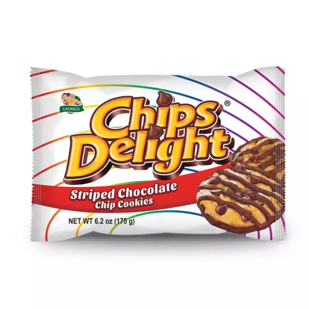 CHIPS DELIGHT - STRIPED CHOCOLATE CHIP COOKIES 175G