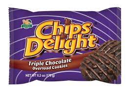 CHIPS DELIGHT - TRIPLE CHOCOLATE COOKIES 175G