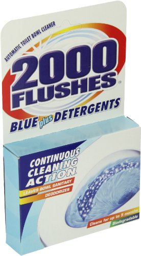 2000 FLUSHES BLUE PLUS BLEACH 3.5OZ