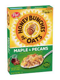 POST HONEY BUNCHES OF OATS - MAPLE &amp; PECANS 340G