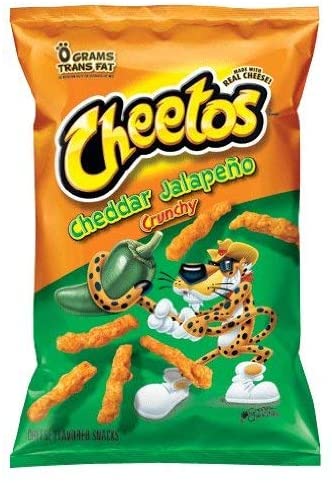 Cheetos Cheddar &amp; Jalapeno 8oz