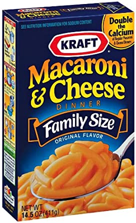 Kraft Mac &amp; Cheese Fam Size 14.5oz