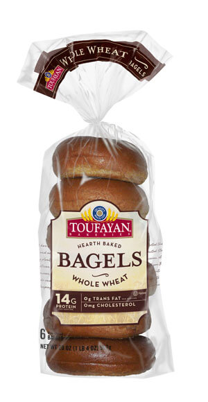Toufayan Sm Bagels Wheat 