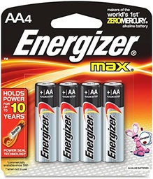 [04358] Energizer Max AA4