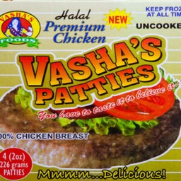 [08495] Vasha's Chicken Patties 4oz