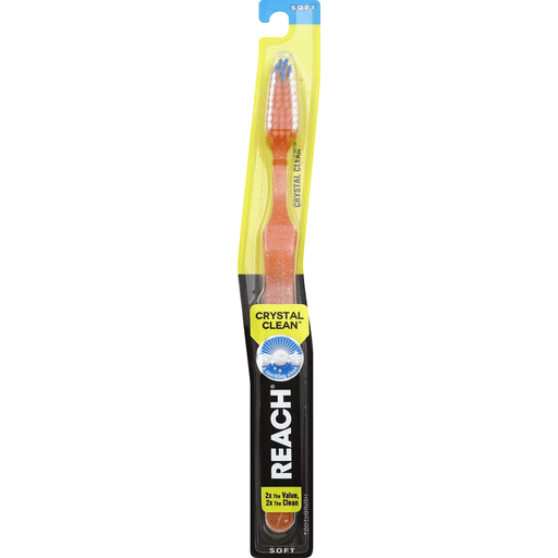 TOOTHBRUSH REACH CRYSTAL CLEAN SOFT 