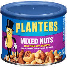 [08879] KRAFT PLANTERS MIXED NUTS 10.30 OZ