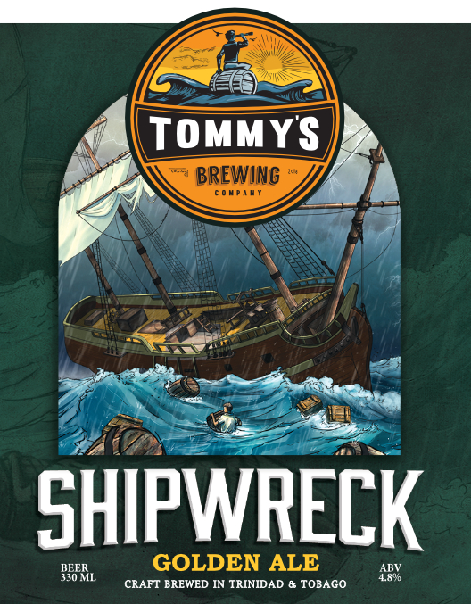 TOMMY'S SHIPWRECK GOLDEN ALE 330ML