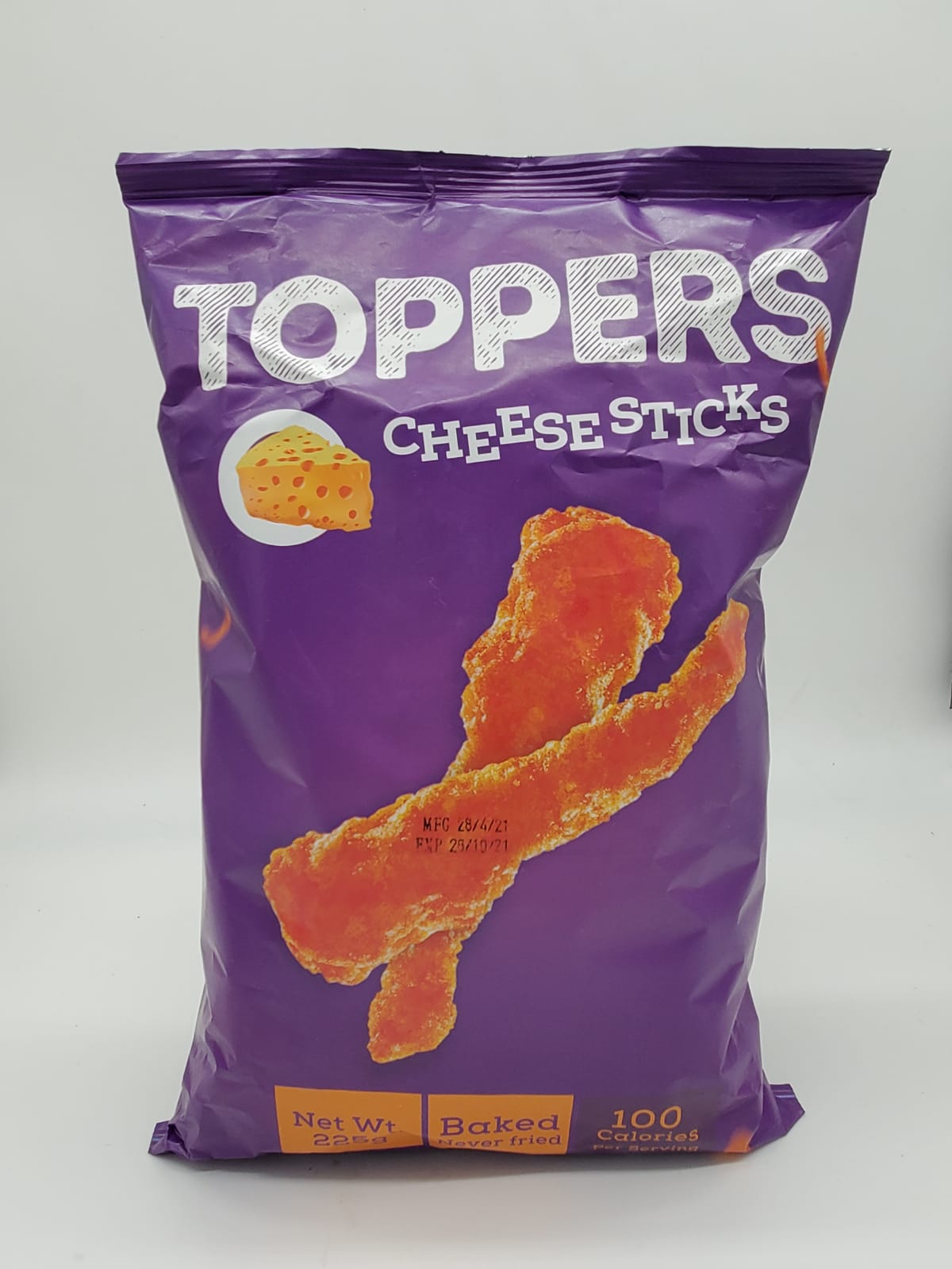 TOPPERS CHEESE STICKS 225G