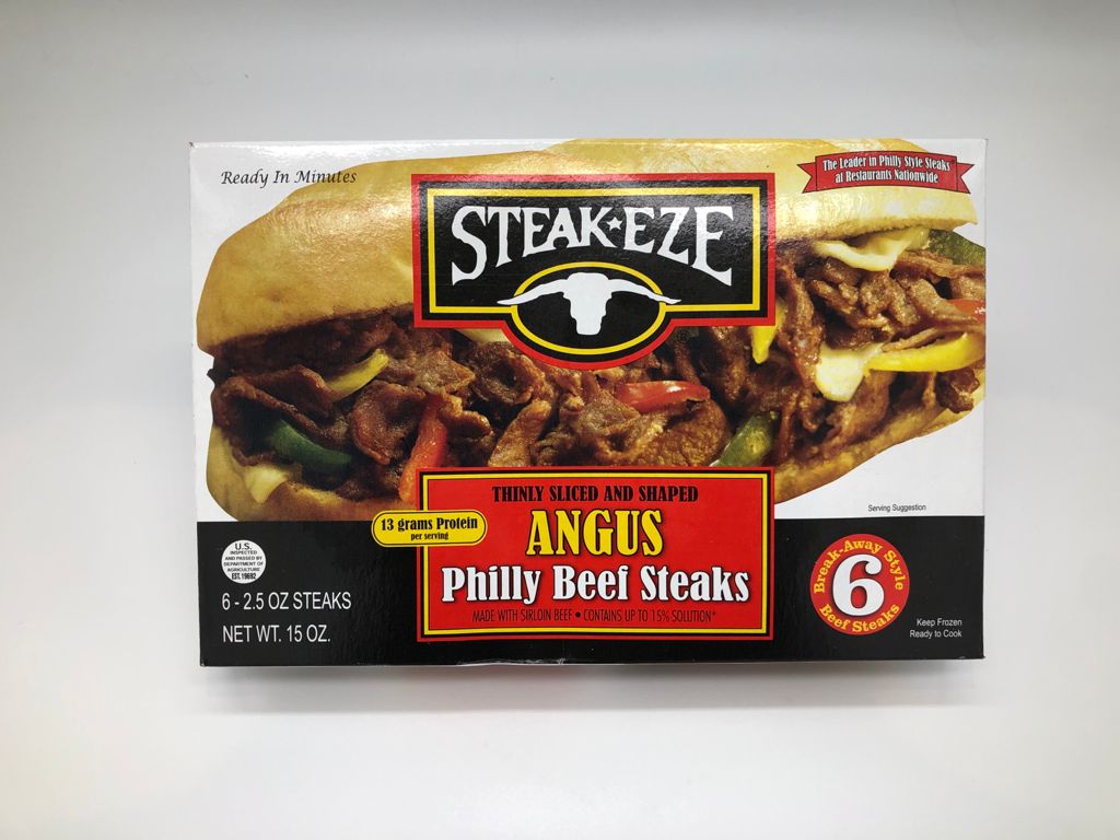 ANGUS PHILLY BEEF STEAKS 15OZ
