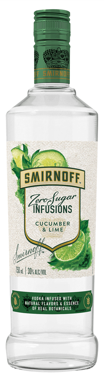 Smirnoff Vodka Cucumber & Lime 750ml